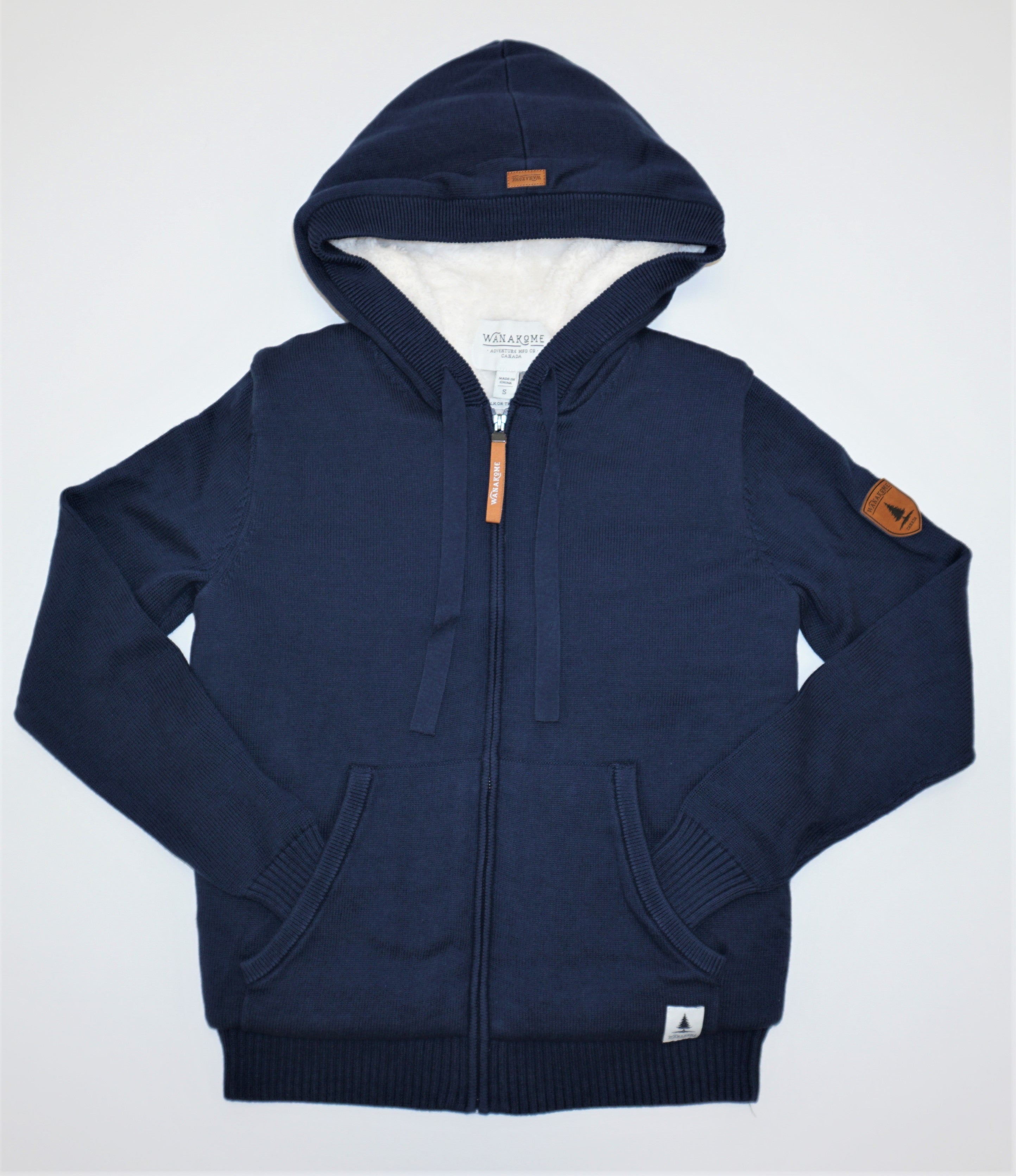 Luna Navy Zip Hoodie
