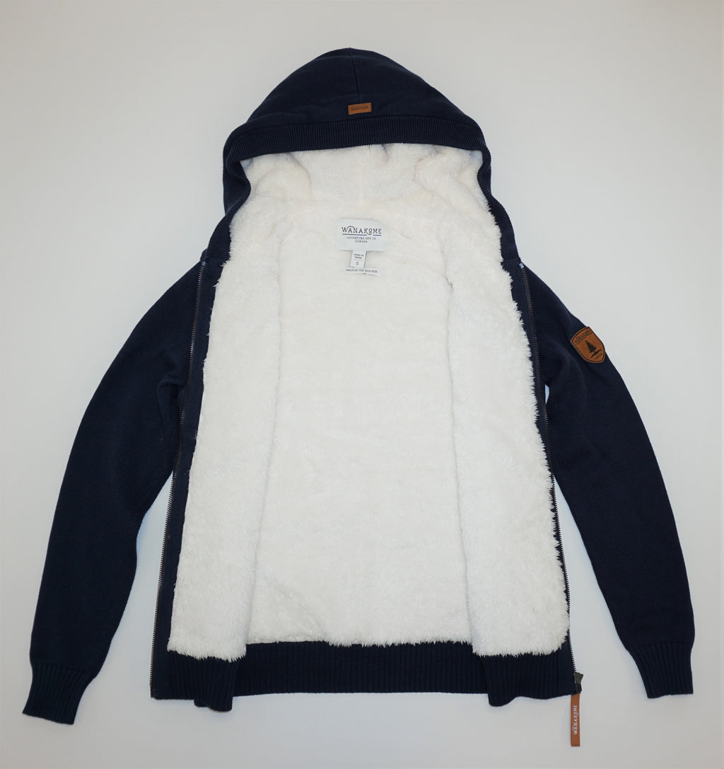Luna Navy Zip Hoodie