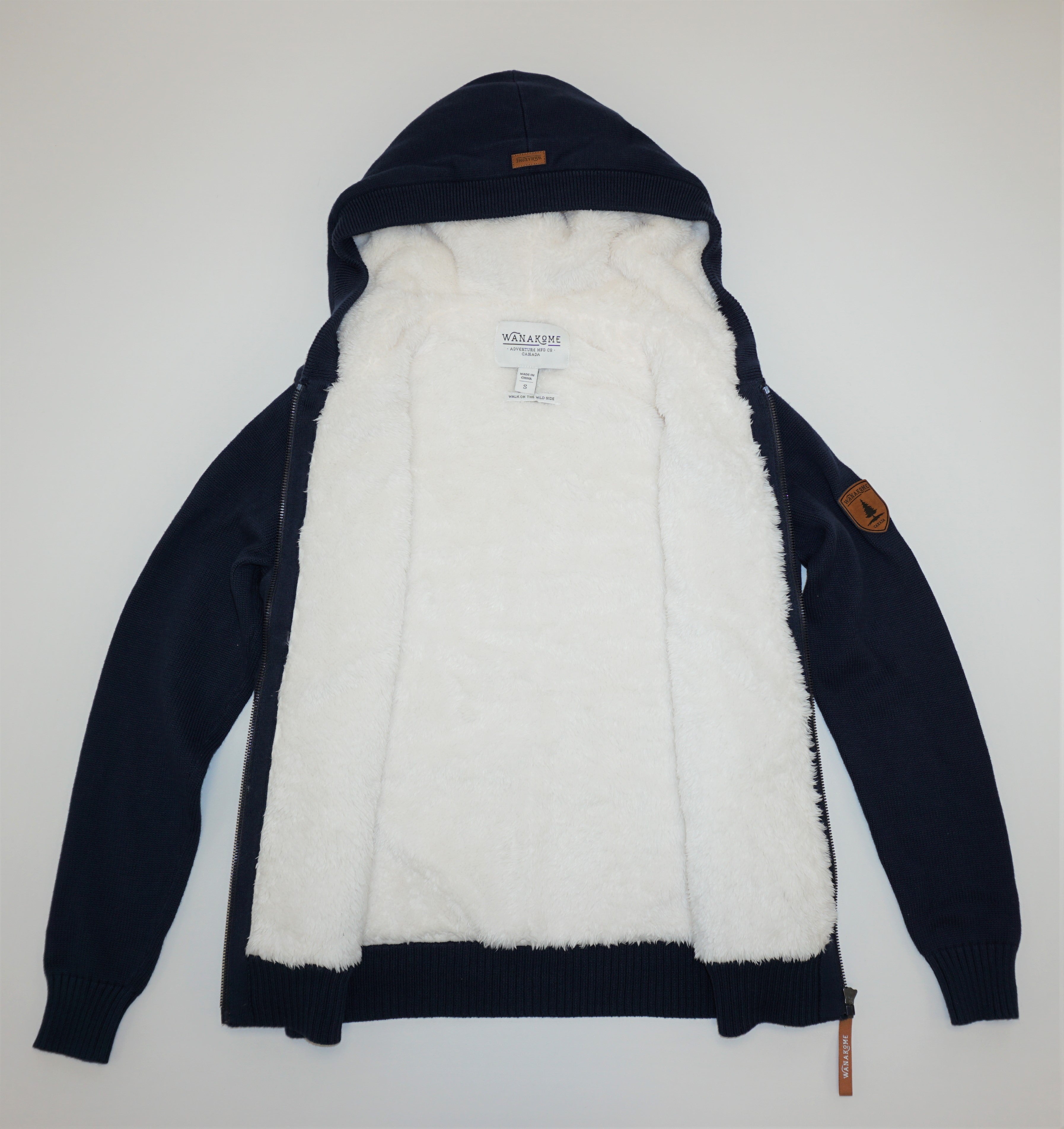 Luna Navy Zip Hoodie