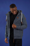 Zeus Charcoal Zip Hoodie