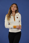 Neva 2 Oatmeal/Sunflower Half-Zip Hoodie