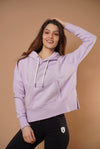 Sweat à capuche Hydron Lilas