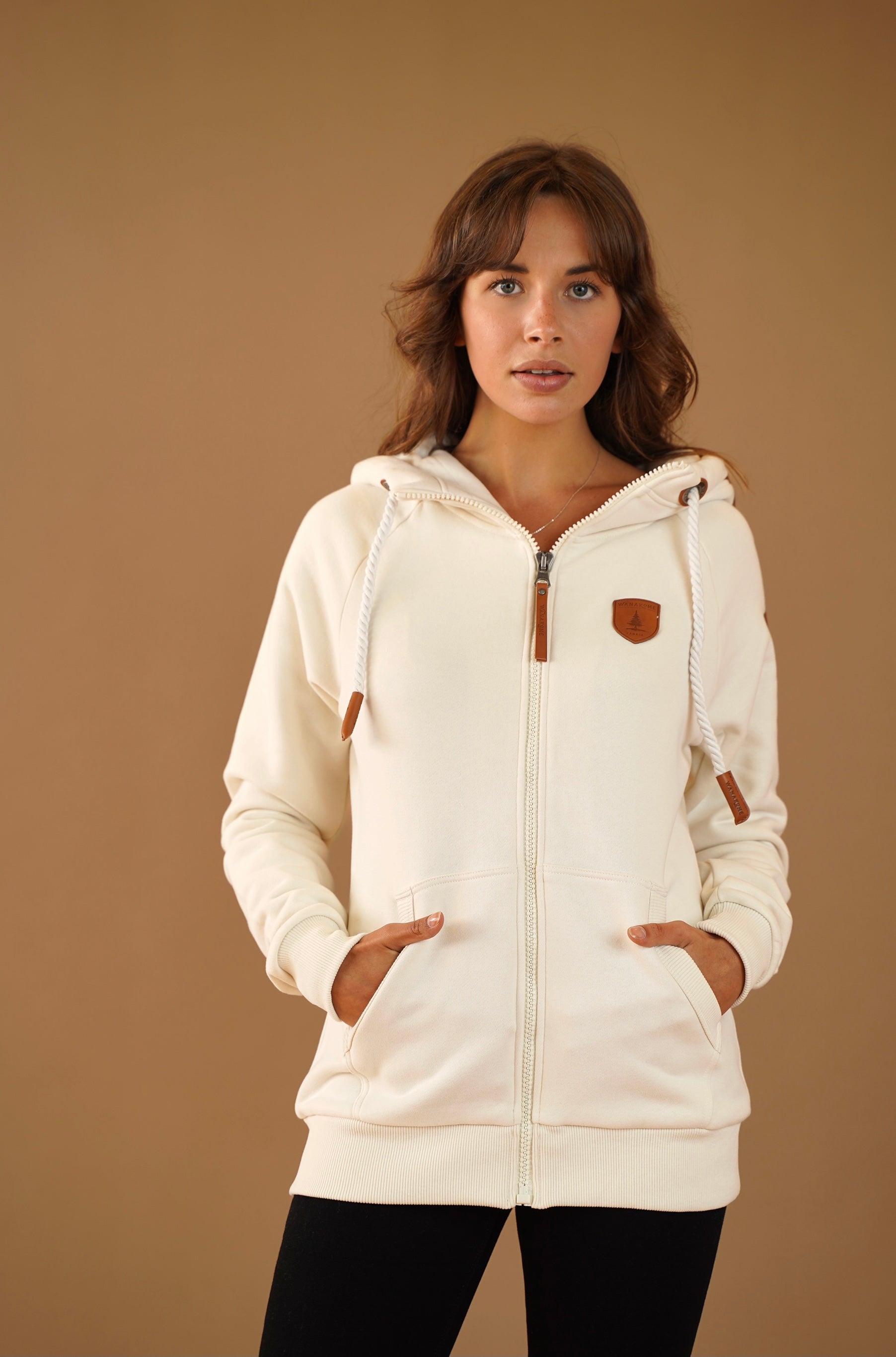 Hera Oatmeal Full-Zip Hoodie Main image