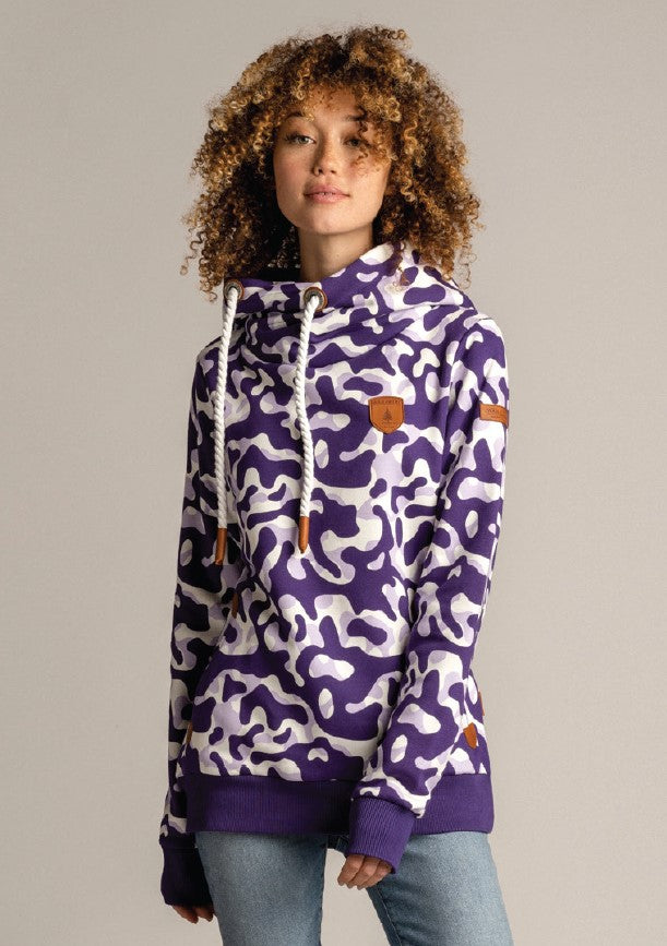 Roxane Grape Camo Hoodie Secondary image
