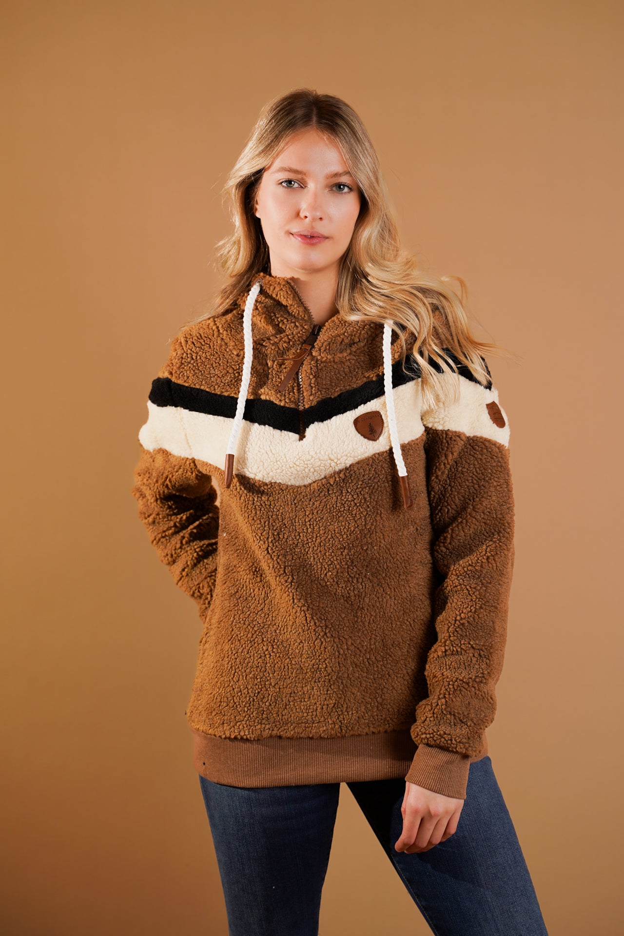 Alicia Sherpa Teddy Hoodie Main image