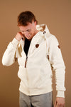 Zeus Oatmeal Zip Hoodie