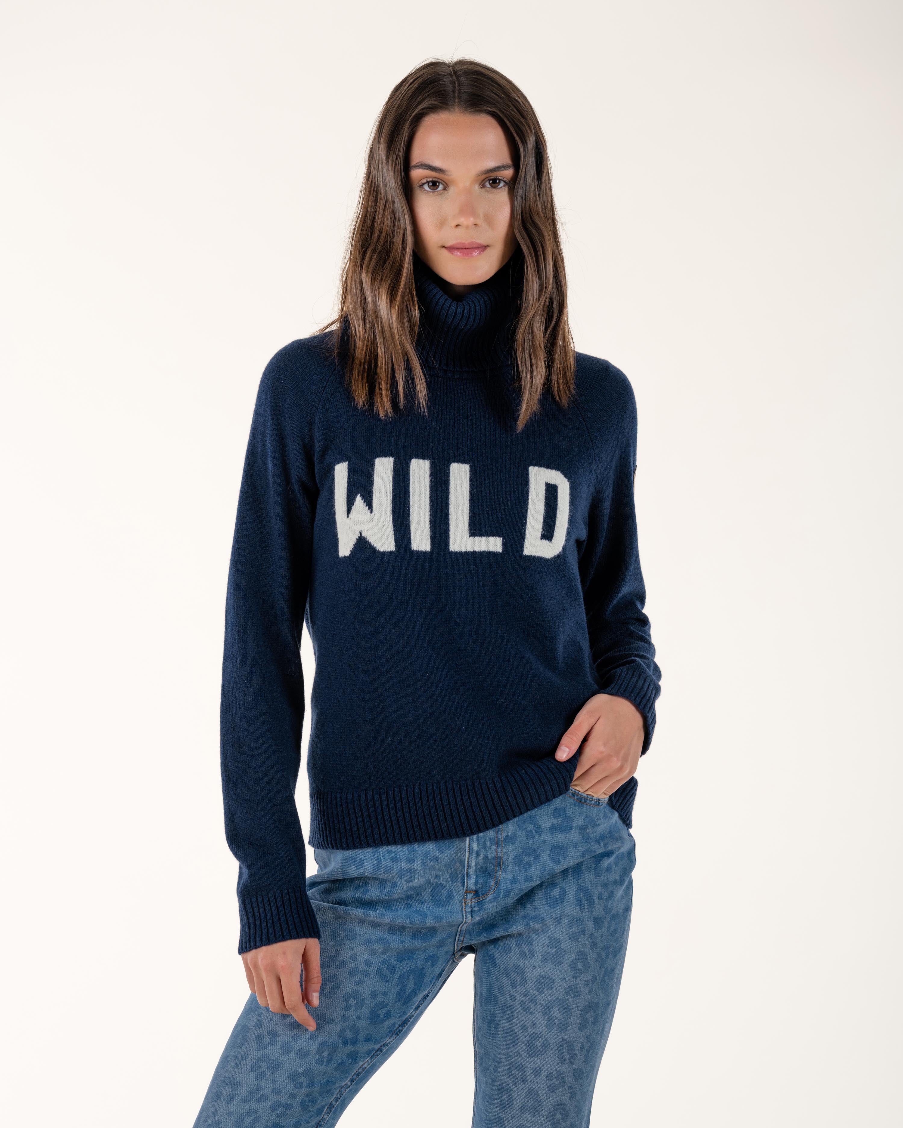 Avril Navy Sweater Main image