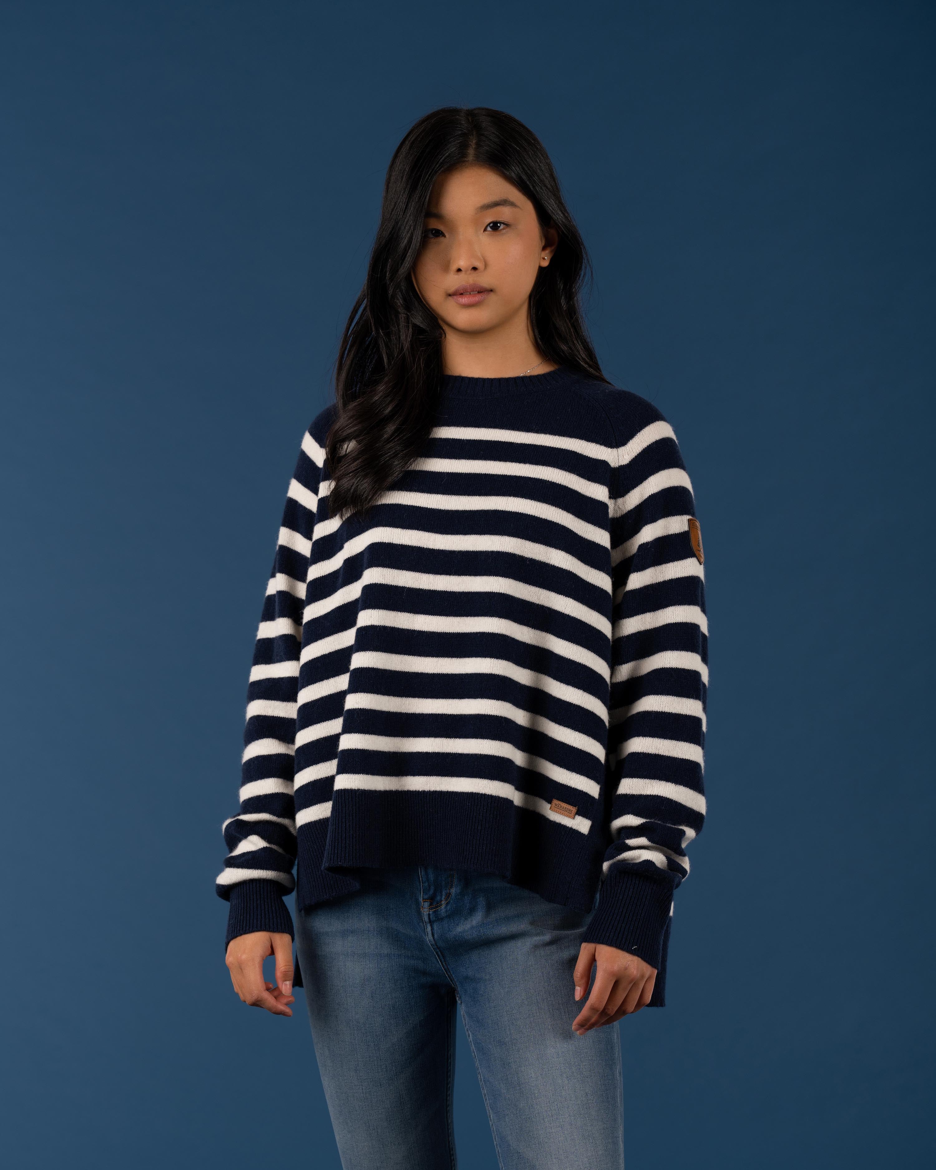 May Navy Hoodie Main image