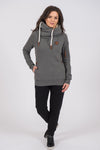 Earhart Dark Heather Grey Hoodie