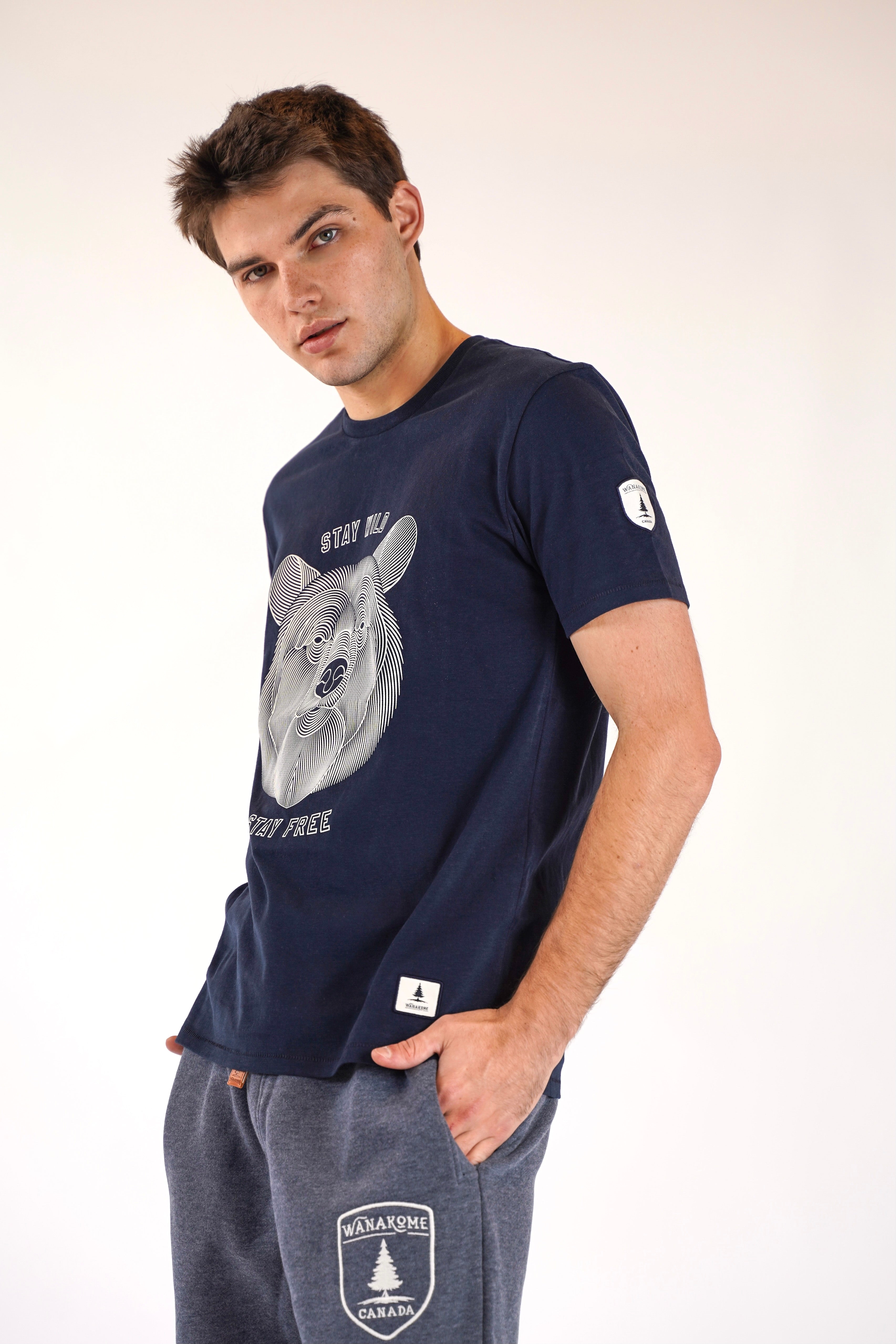 Mitchell Navy t-shirt Secondary image