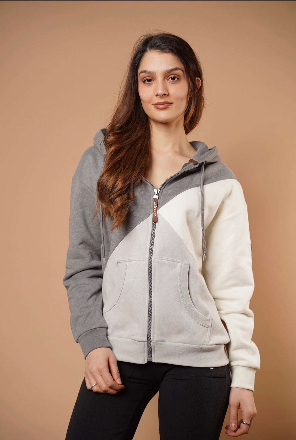 Chelif Ash Mix Full-Zip Hoodie Secondary image