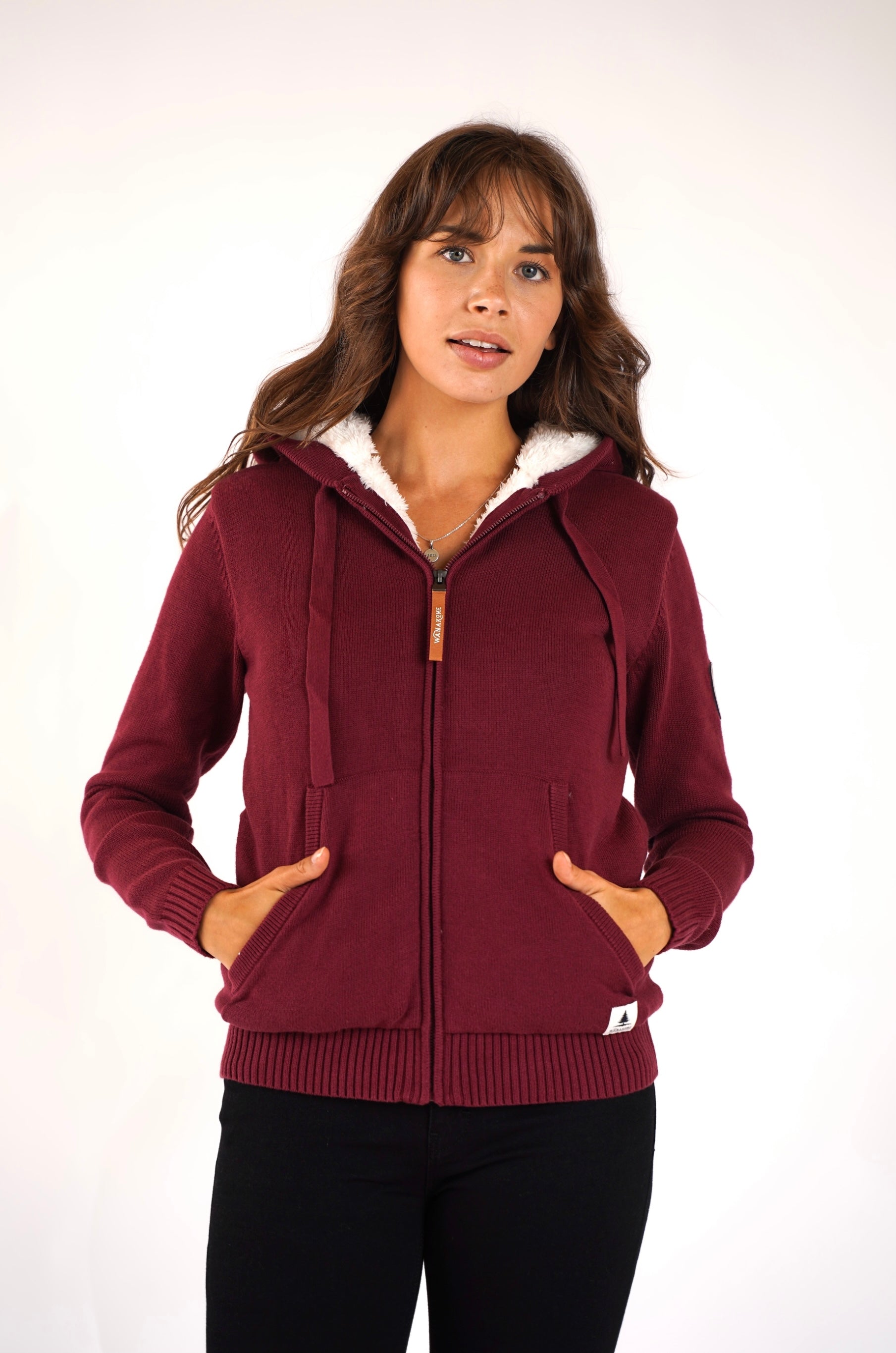 Luna Mulberry Zip Hoodie Main image