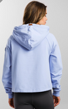 Leelee Lux Baby Blue Jay Half-Zip Hoodie